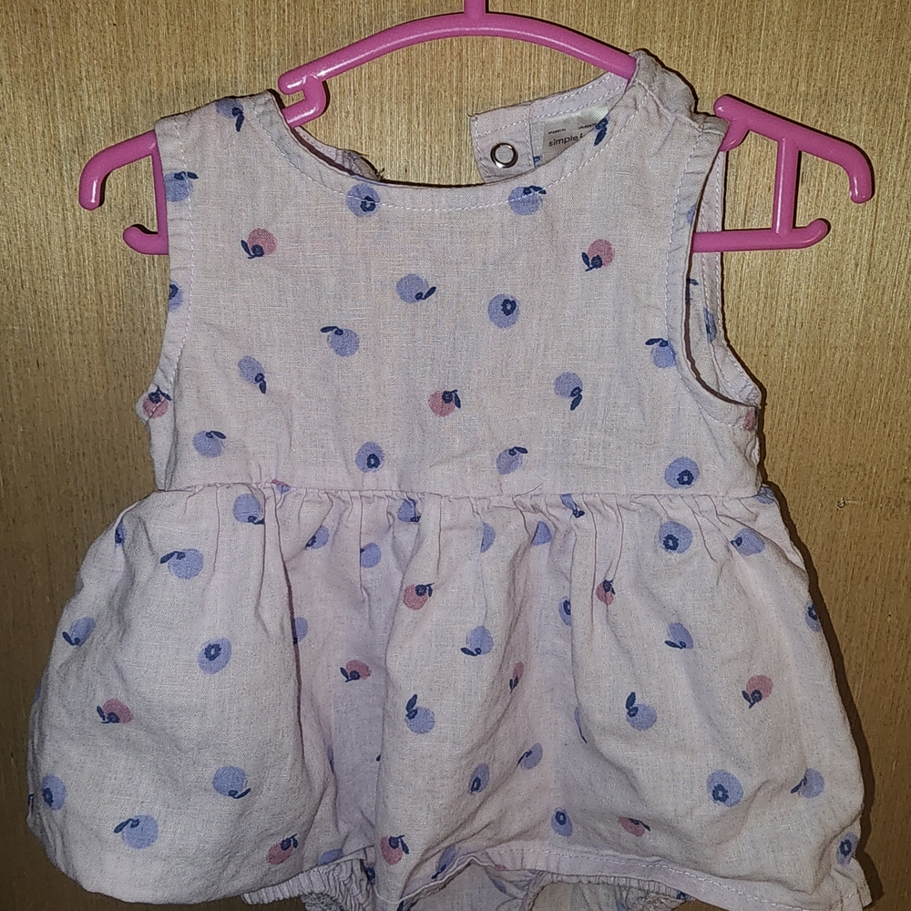 Adorable Sleeveless Baby Dress with Polka Dots
